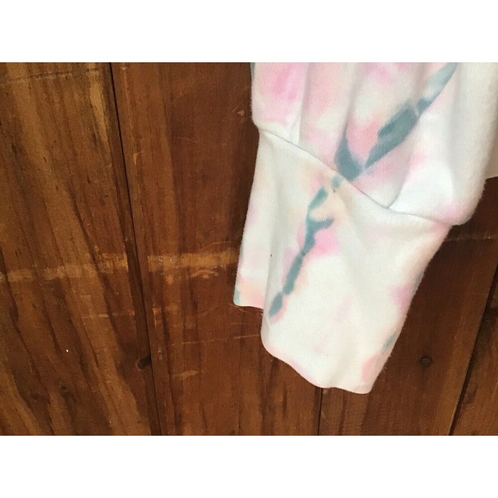 Old Navy Tie Dye Sweatshirt XXL Pink Stripes Thick Heavy Warm - Picture 4 of 7